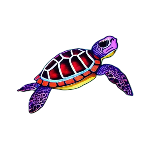 animal, pixel art, 3d render, photorealistic, concept art, neon, painting, happy transparent PNG cut-out