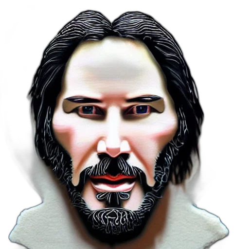 face, mask, photorealistic, 3d render transparent PNG cut-out
