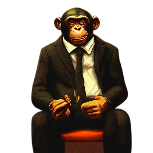 staff, animal, concept art, 3d render transparent PNG cut-out