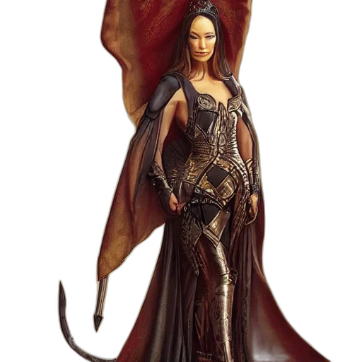 dress, concept art, fantasy art, comic book art transparent PNG cut-out