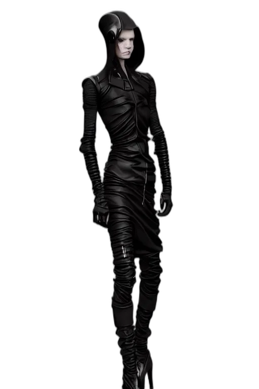 dress, staff, creature, mask transparent PNG cut-out