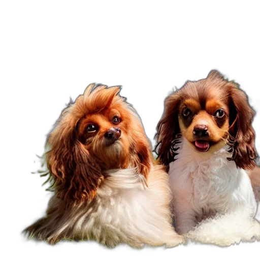 animal, hair, photorealistic, 3d render transparent PNG cut-out