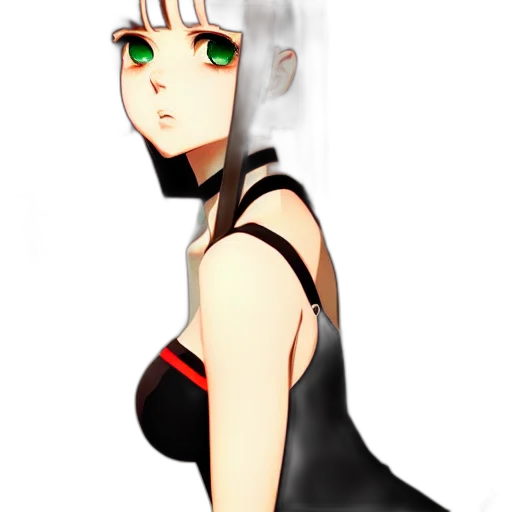 dress, robot, staff, face transparent PNG cut-out