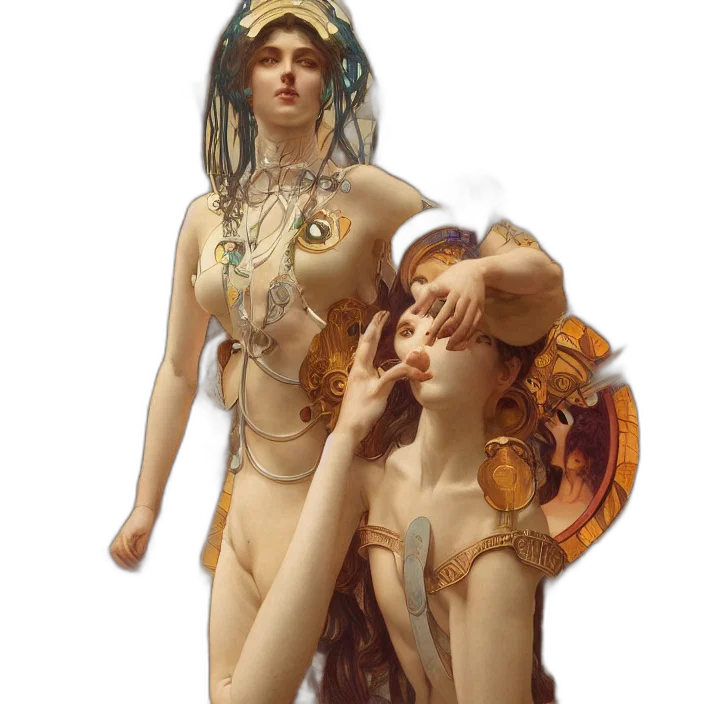 jewelry, dress, concept art, fantasy art transparent PNG cut-out