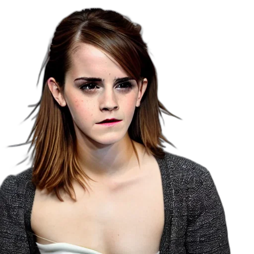face, hair, dress, photorealistic transparent PNG cut-out