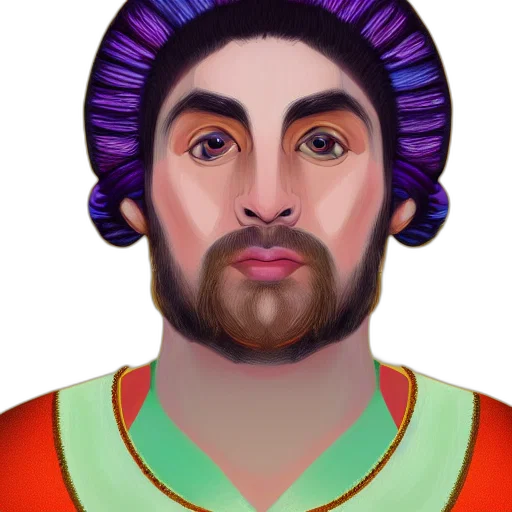 face, crown, mask, hat, fantasy art, cartoon, photorealistic, concept art transparent PNG cut-out
