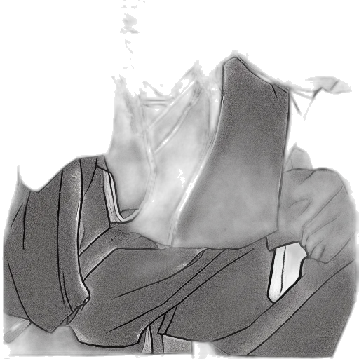 mask, jacket, crown, shoes transparent PNG cut-out