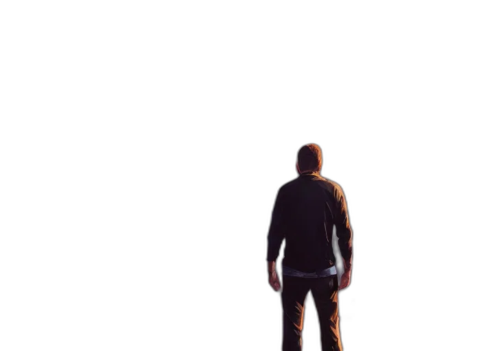 jacket, robot, staff, creature, 3d render, pixel art, concept art, comic book art transparent PNG cut-out
