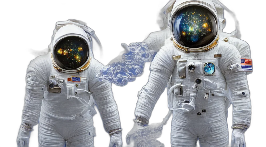 concept art, outer space, realistic, extremely transparent PNG cut-out