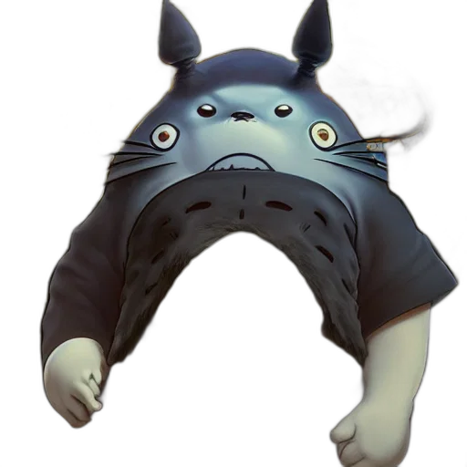 creature, mask, animal, hat, concept art, 3d render, fantasy art, anime transparent PNG cut-out
