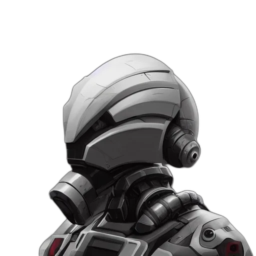 robot, mask, face, weapon transparent PNG cut-out
