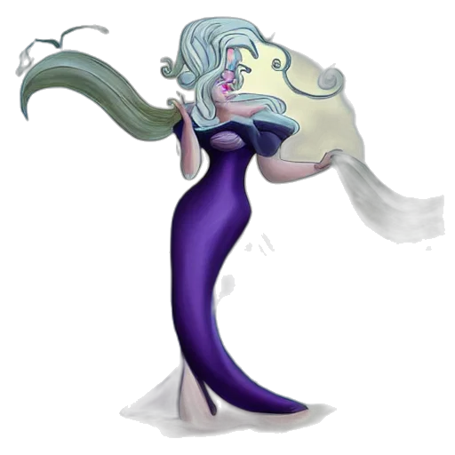 hair, dress, staff, creature, concept art, fantasy art, 3d render, cartoon transparent PNG cut-out
