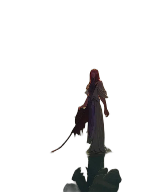staff, sword, weapon, creature, concept art, pixel art, fantasy art, 3d render transparent PNG cut-out