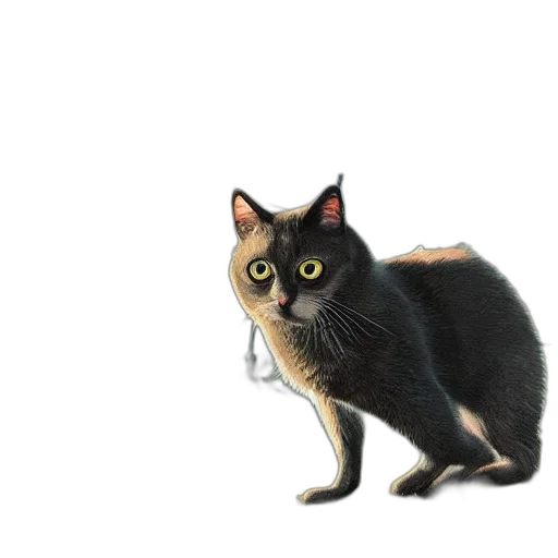 animal, creature, staff, weapon, 3d render, photorealistic, concept art, pixel art transparent PNG cut-out