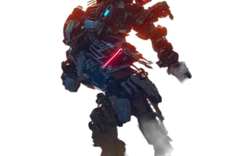 robot, weapon, staff, creature transparent PNG cut-out