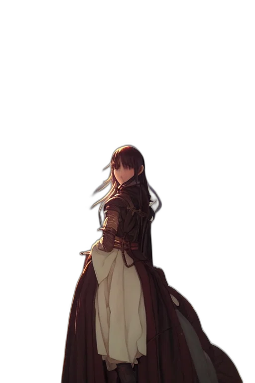 dress, staff, weapon, jacket transparent PNG cut-out