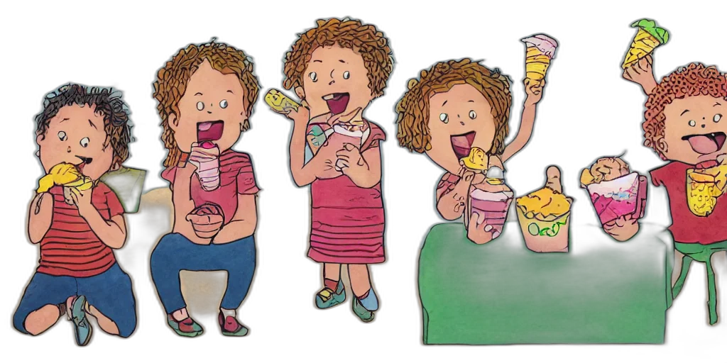 food, cartoon, concept art, children transparent PNG cut-out