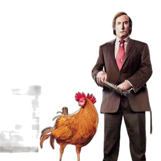 animal, concept art, saul, goodman, rooster, saw, movie, torture transparent PNG cut-out