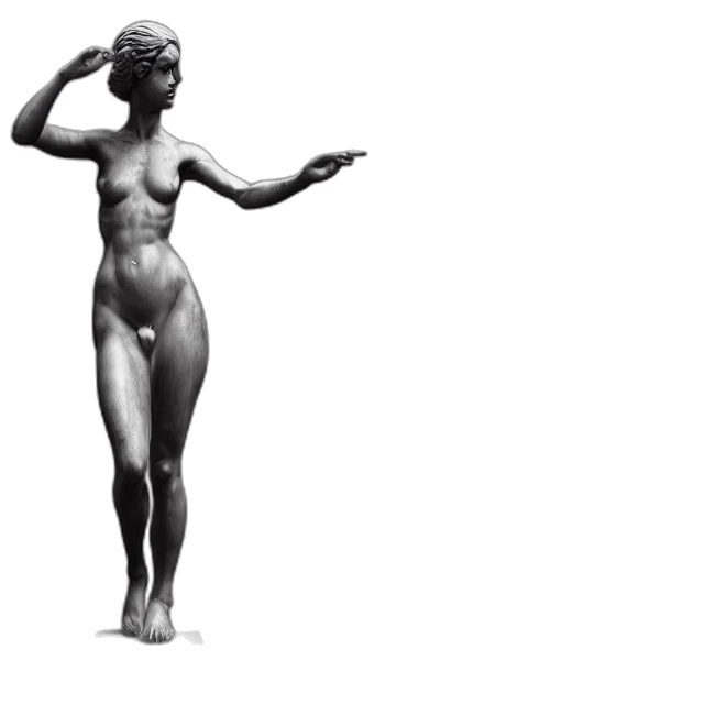 dress, creature, 3d render, concept art, photorealistic, old, statue, greek transparent PNG cut-out