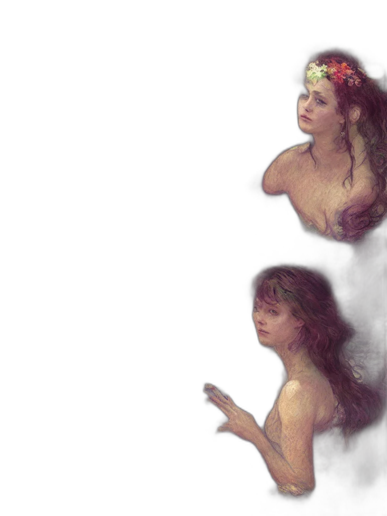 dress, concept art, oil painting, photorealistic transparent PNG cut-out