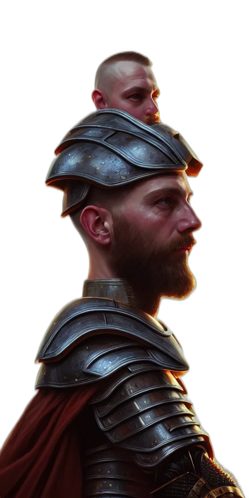 face, crown, staff, sword transparent PNG cut-out