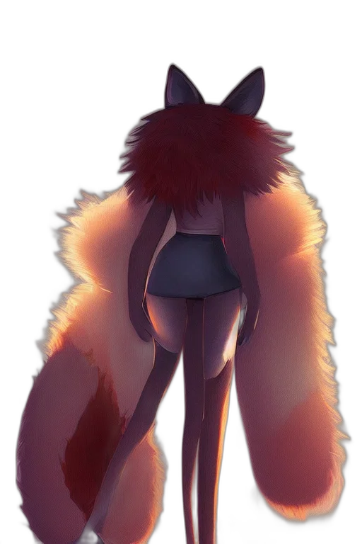 animal, creature, dress, staff, concept art, watercolor, fantasy art, 3d render transparent PNG cut-out