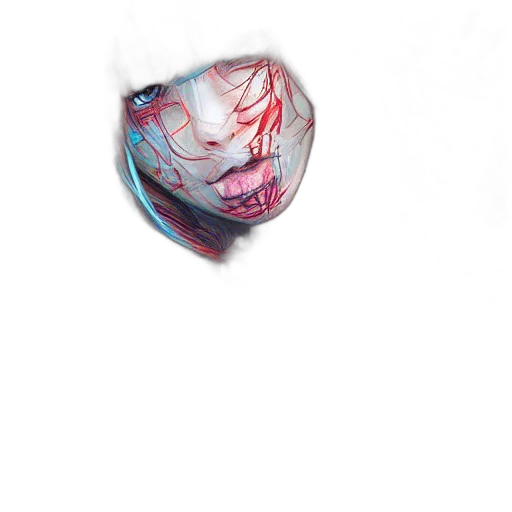 mask, face, creature, hat transparent PNG cut-out