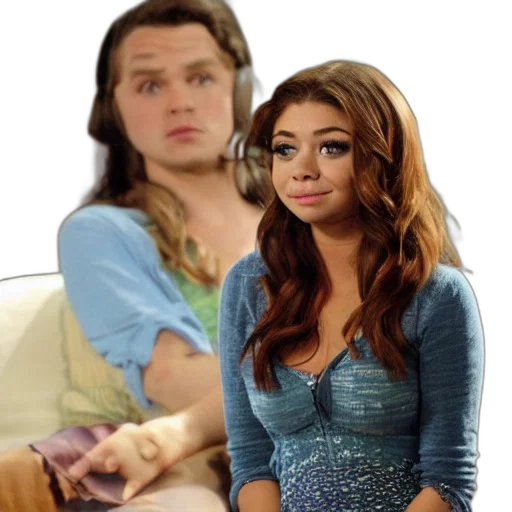 sarah, hyland, ariel, winters transparent PNG cut-out