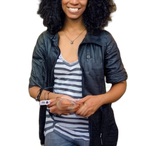 jacket, staff, jewelry, face transparent PNG cut-out