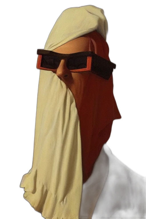mask, face, hat, jacket transparent PNG cut-out