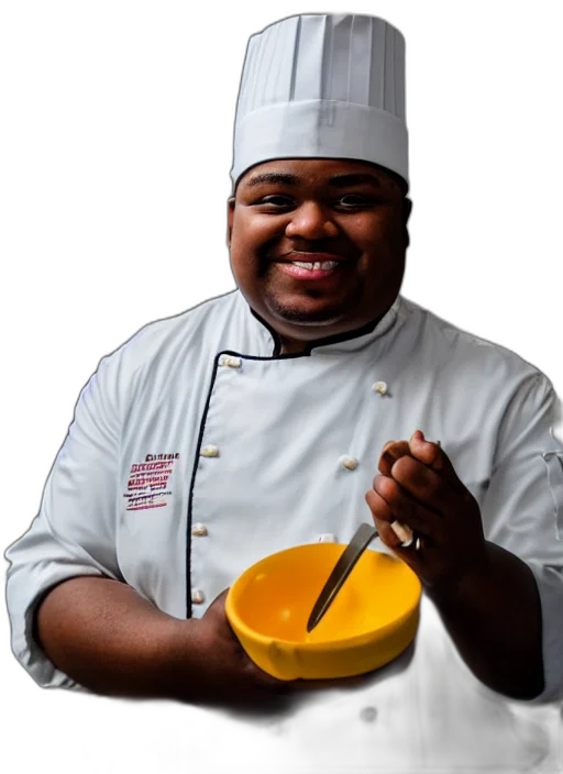 staff, food, hat, portrait transparent PNG cut-out