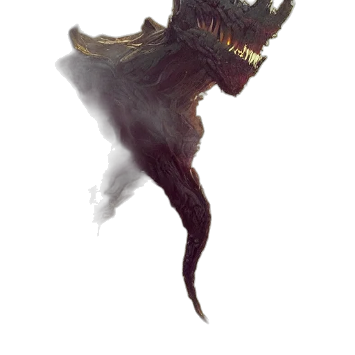 dragon, creature, mask, animal, concept art, fantasy art, watercolor, pixel art transparent PNG cut-out
