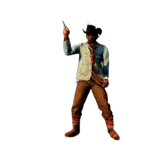 staff, jacket, weapon, hat transparent PNG cut-out