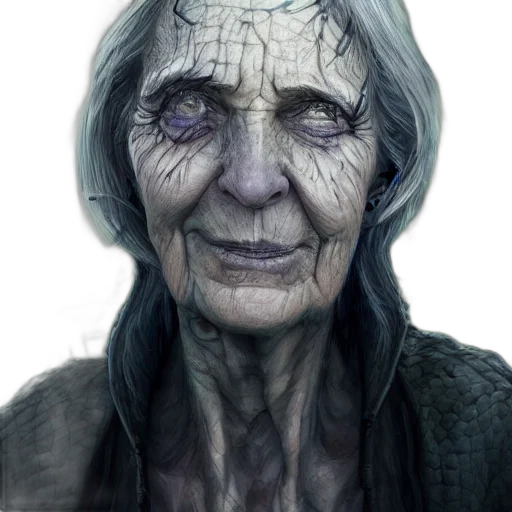face, mask, creature, staff transparent PNG cut-out
