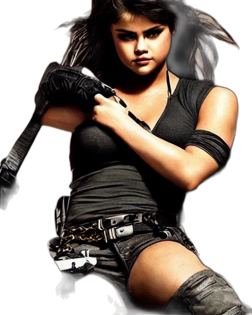 weapon, concept art, photorealistic, cyberpunk, comic book art, badass, photo, tough transparent PNG cut-out