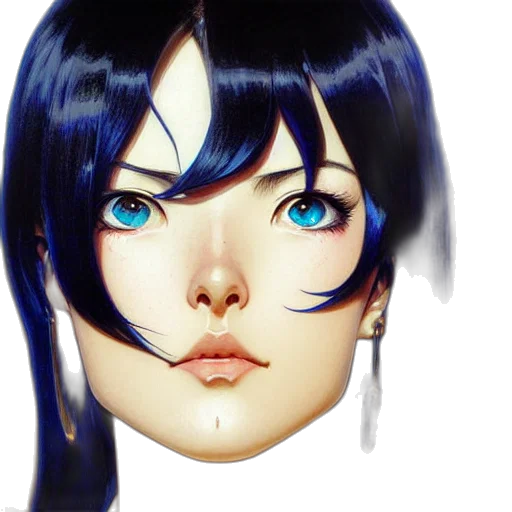 face, mask, fantasy art, anime transparent PNG cut-out