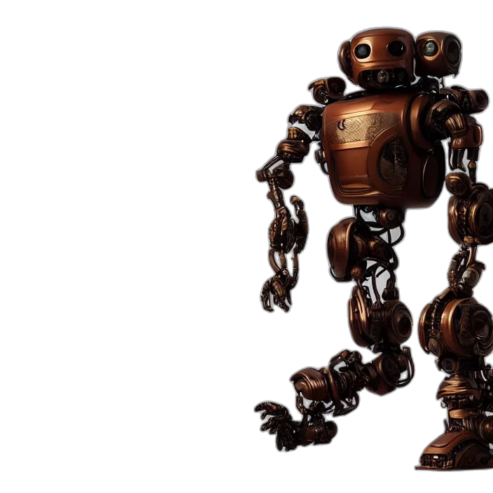 robot, concept art, 3d render, octane, render, ultra, photo, realistic transparent PNG cut-out