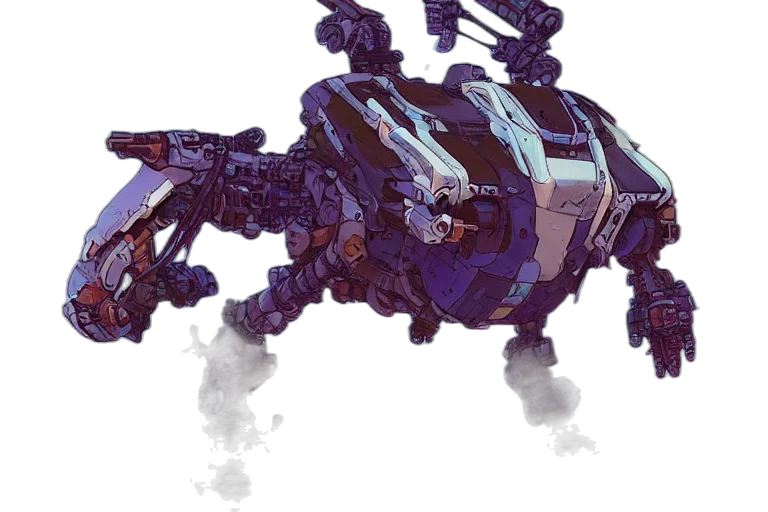 robot, creature, dragon, weapon transparent PNG cut-out