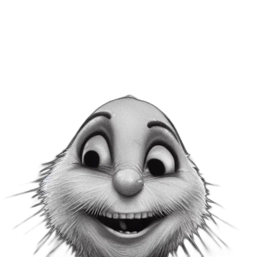 creature, animal, face, hair transparent PNG cut-out