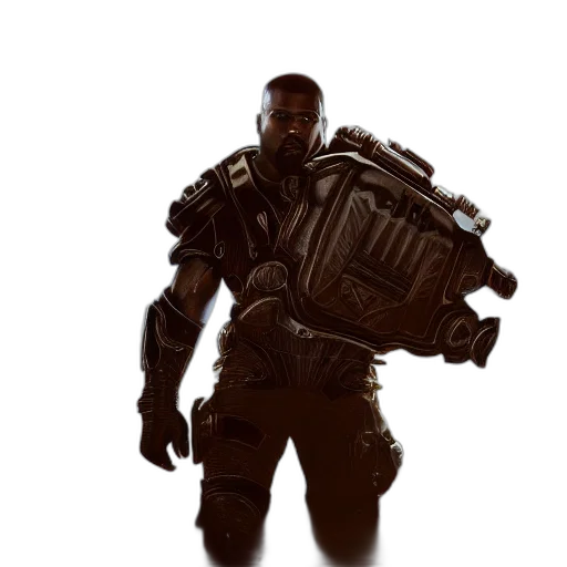robot, weapon, staff, creature transparent PNG cut-out