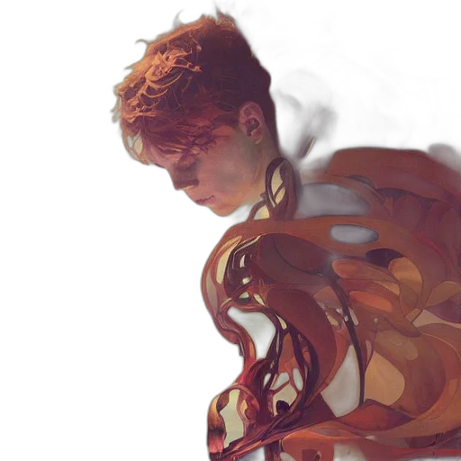concept art, comic book art, fantasy art, watercolor transparent PNG cut-out