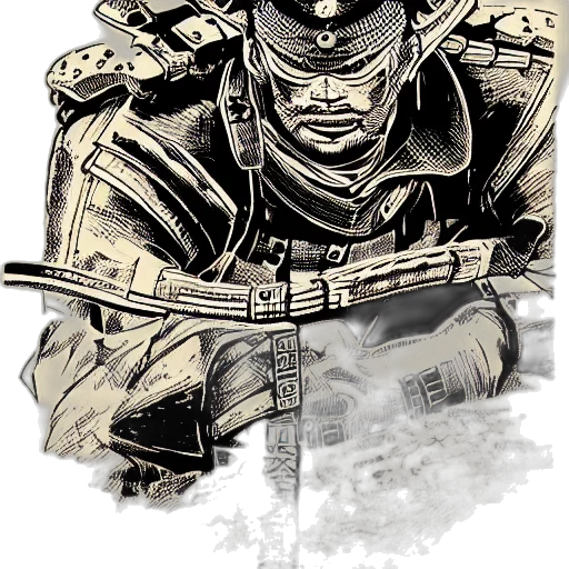 weapon, comic book art, concept art, watercolor, fantasy art, monochrome, powerful, japanese transparent PNG cut-out