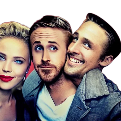 photorealistic, ryan, gosling, sandwich transparent PNG cut-out