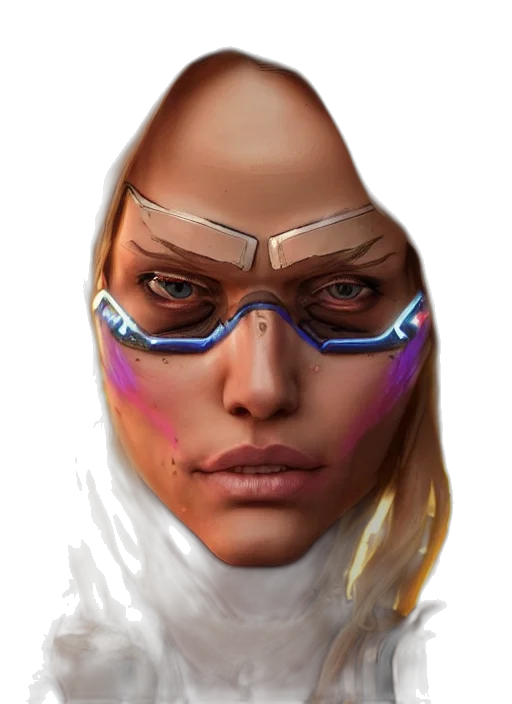 face, mask, robot, jewelry transparent PNG cut-out