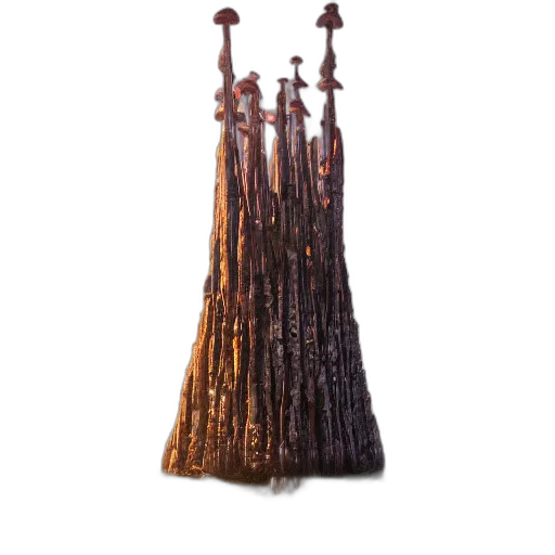crown, tree, staff, dress transparent PNG cut-out