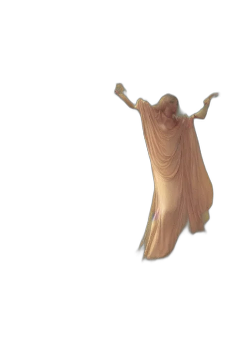 dress, hair, creature, mask transparent PNG cut-out