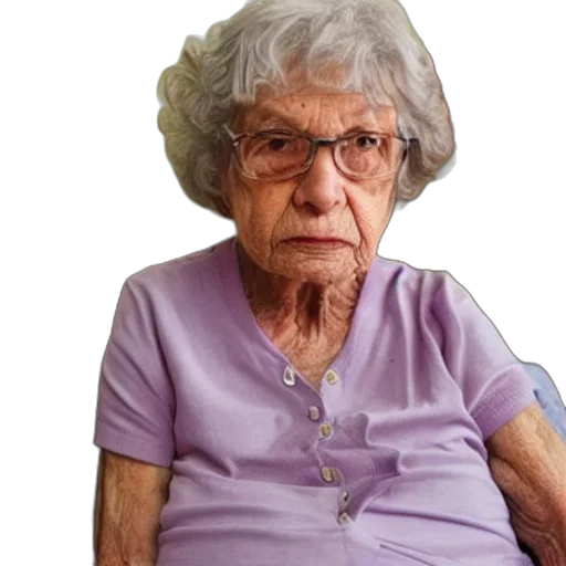 face, staff, dress, jewelry, photorealistic, 3d render, grandma, giving transparent PNG cut-out