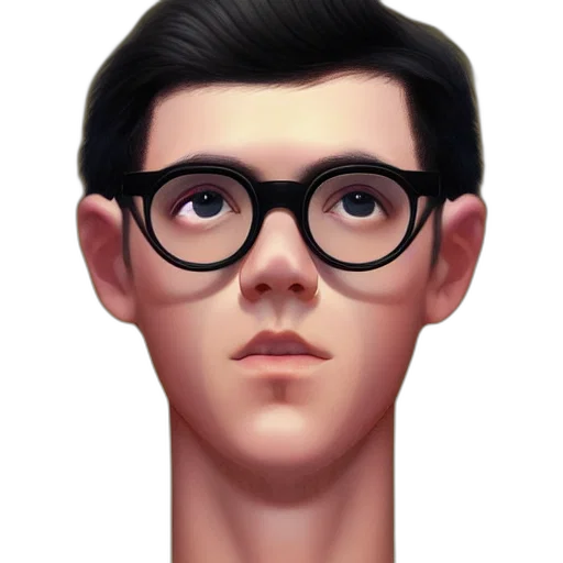 face, staff, mask, robot, 3d render, cartoon, photorealistic, concept art transparent PNG cut-out