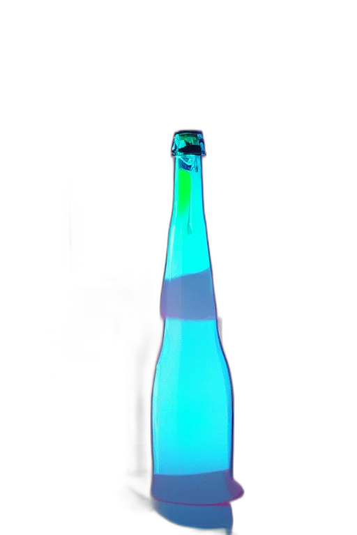 bottle, weapon, sword, food, 3d render, vaporwave, photorealistic, concept art transparent PNG cut-out
