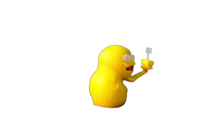 food, bottle, animal, creature, 3d render, concept art, pixel art, photorealistic transparent PNG cut-out